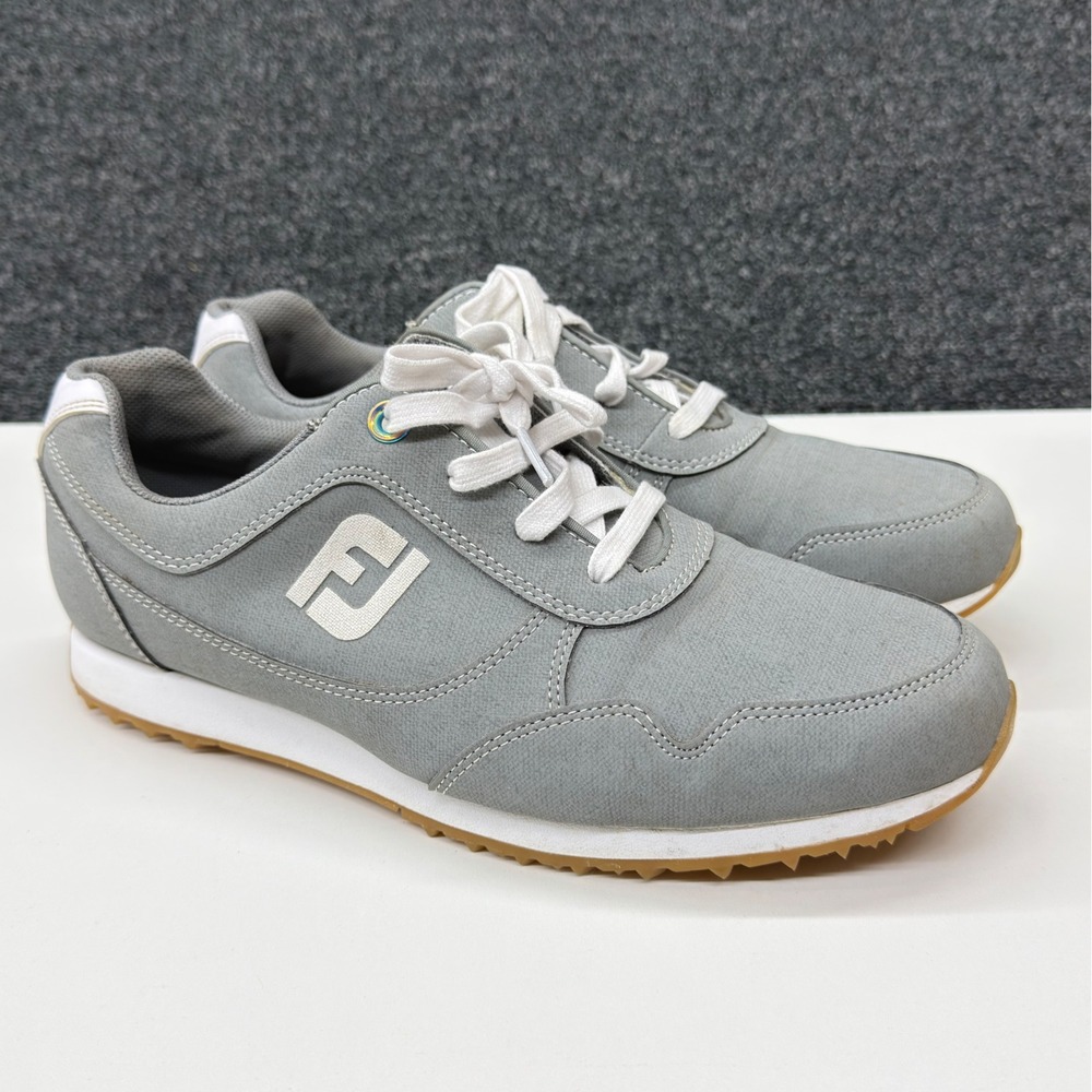 FootJoy FJ Leisure Womens Golf Shoes Grey Spikeless Sneakers 92385 Size 9W